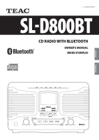 Teac SL-D800-BT-Owners-Manual 